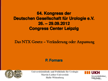 Das NTX Gesetz - Veränderung oder Anpassung